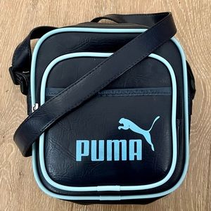 Vintage Blue Puma Crossbody Bag